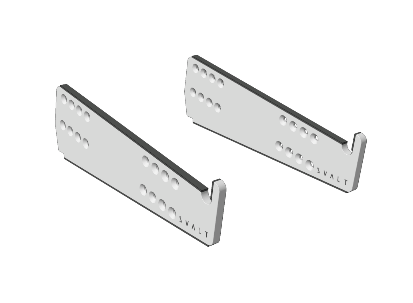 SVALT Mx modular stand low support component for silent thermally conductive heatsink cooling performance with Apple laptops 2021+ 16-inch and 14-inch MacBook Pro and 2022+ 15-inch and 13-inch MacBook Air