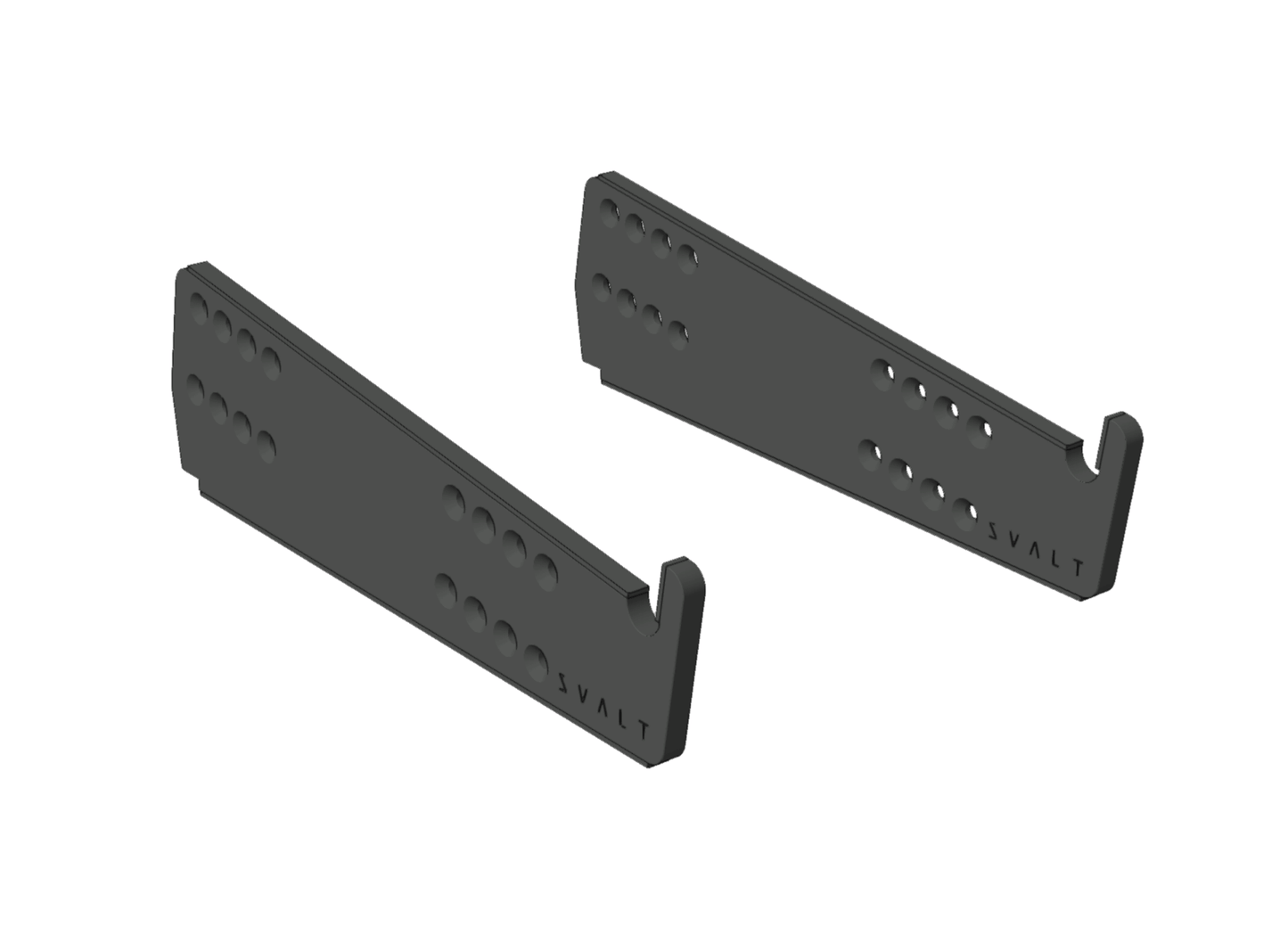 SVALT Mx modular stand low support component for silent thermally conductive heatsink cooling performance with Apple laptops 2021+ 16-inch and 14-inch MacBook Pro and 2022+ 15-inch and 13-inch MacBook Air