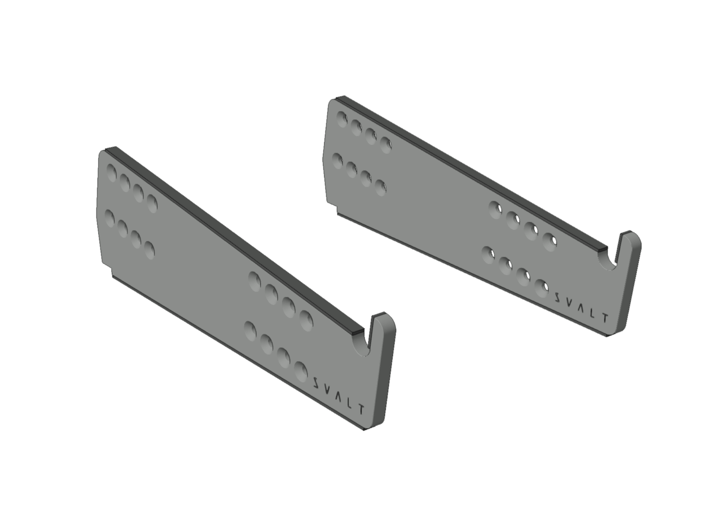 SVALT Mx modular stand low support component for silent thermally conductive heatsink cooling performance with Apple laptops 2021+ 16-inch and 14-inch MacBook Pro and 2022+ 15-inch and 13-inch MacBook Air